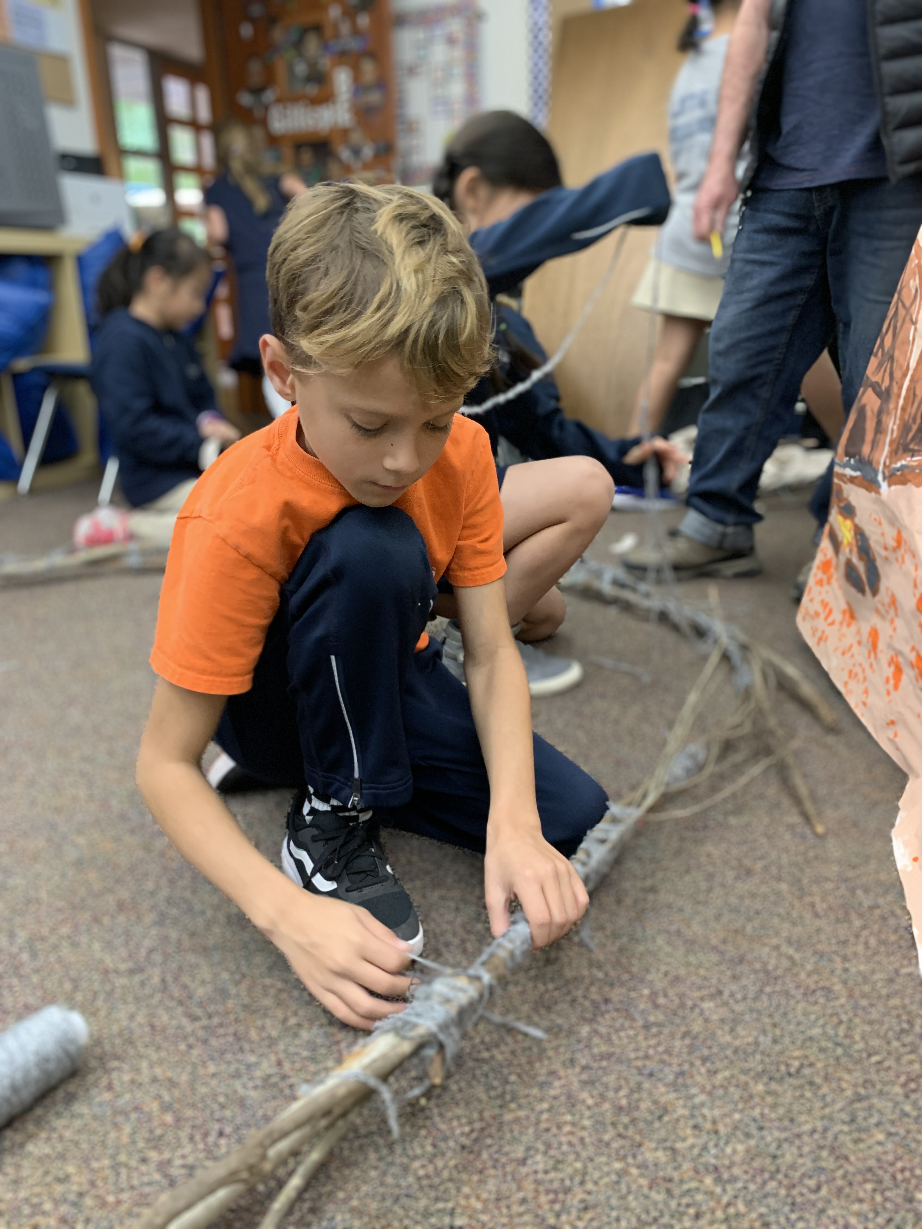 Grade 3 Recreates a Kumeyaay Village Gillispie School