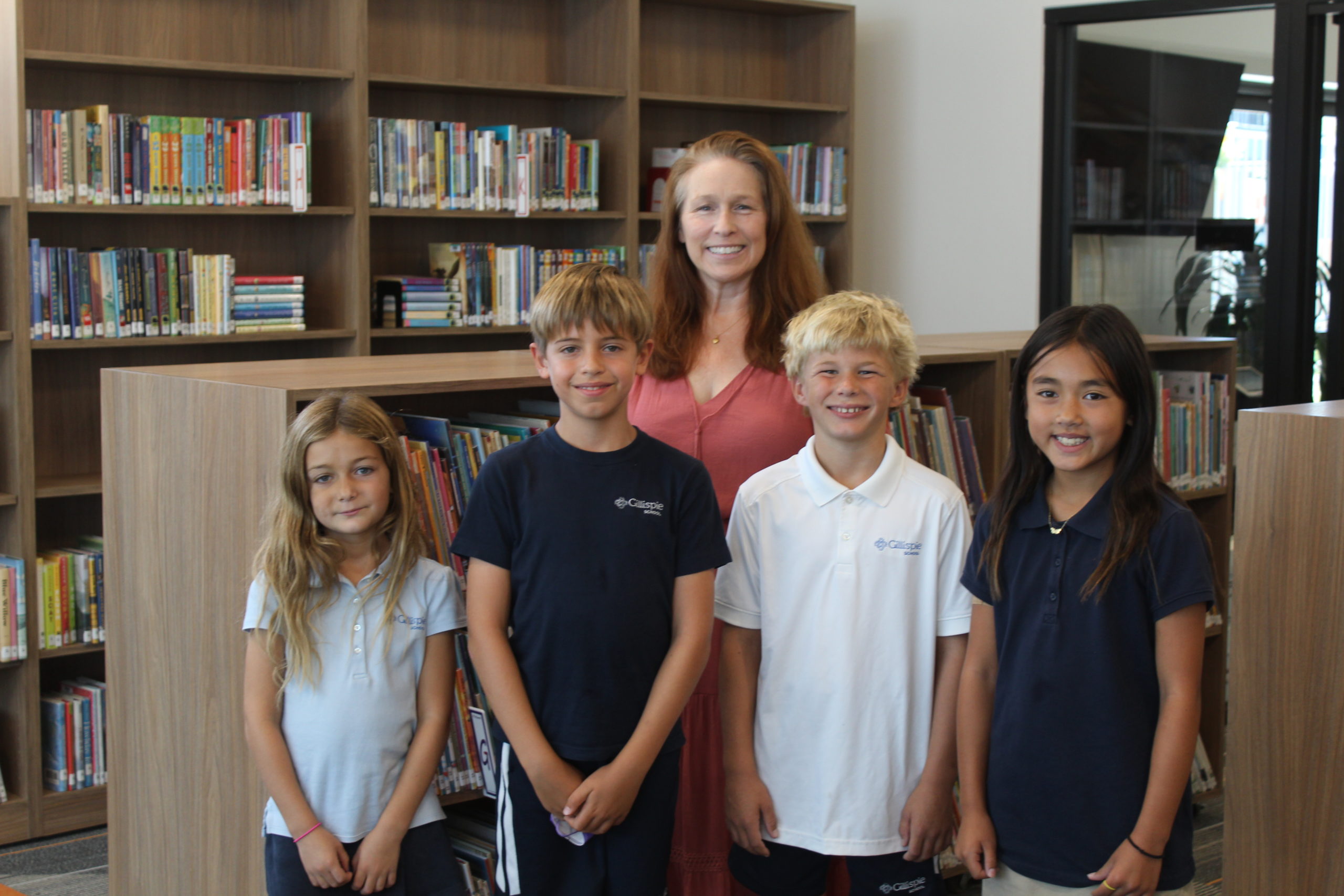 Library ReOpening Gillispie School