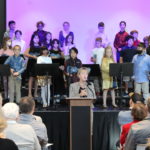 alison fleming speaking at grandparents day