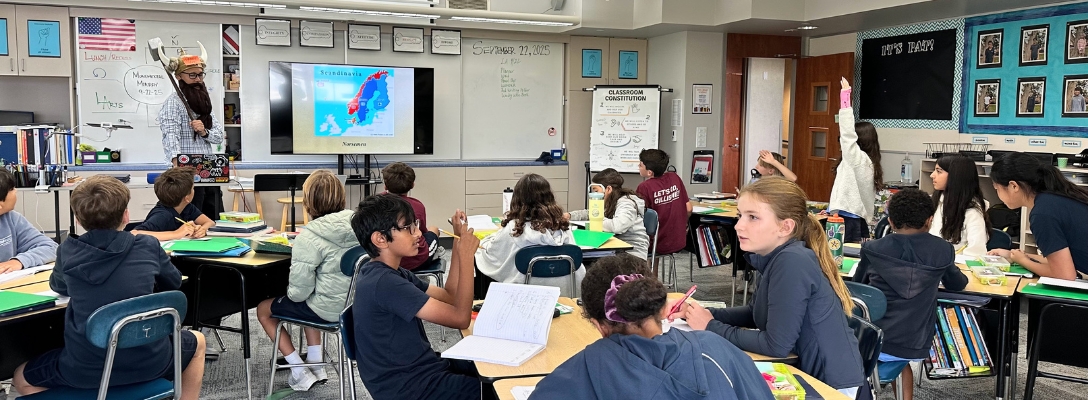 Gillispie School Grade 5 Students Get a Visit from Harry Vyk