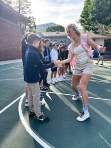 Gillispie School Welcomes Olympian