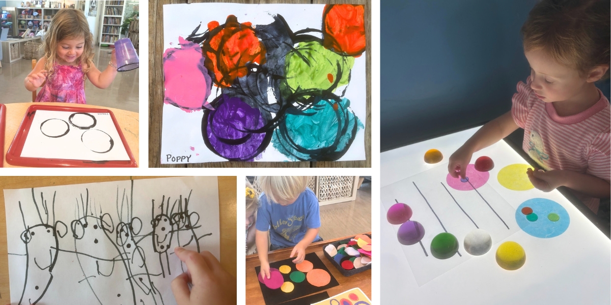 Gillispie Preschoolers Find Dots Everywhere
