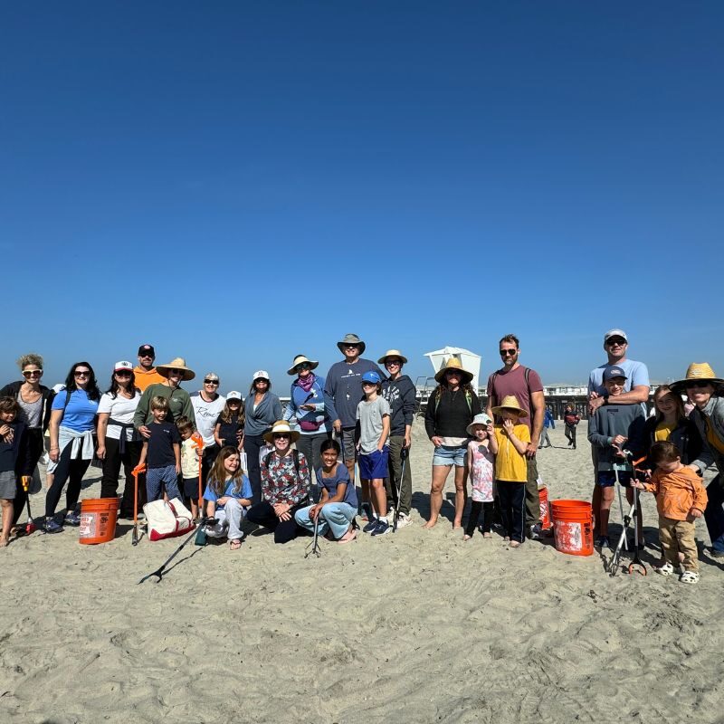 Gillispie School Support Surfrider Beach Cleanup